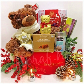 X3   聖誕朱古力 + Gund 朱古力色泰迪熊